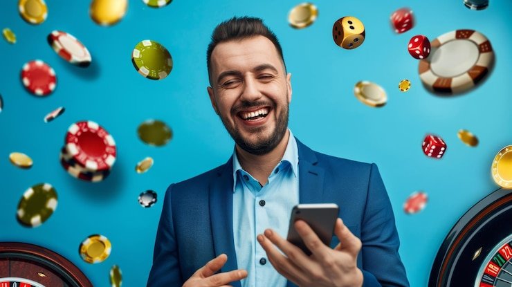 Pengguna memeriksa bantuan akun dari ponsel